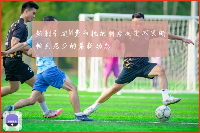 热刺引进M费和托纳利后决定不买断帕利尼亚的最新动态